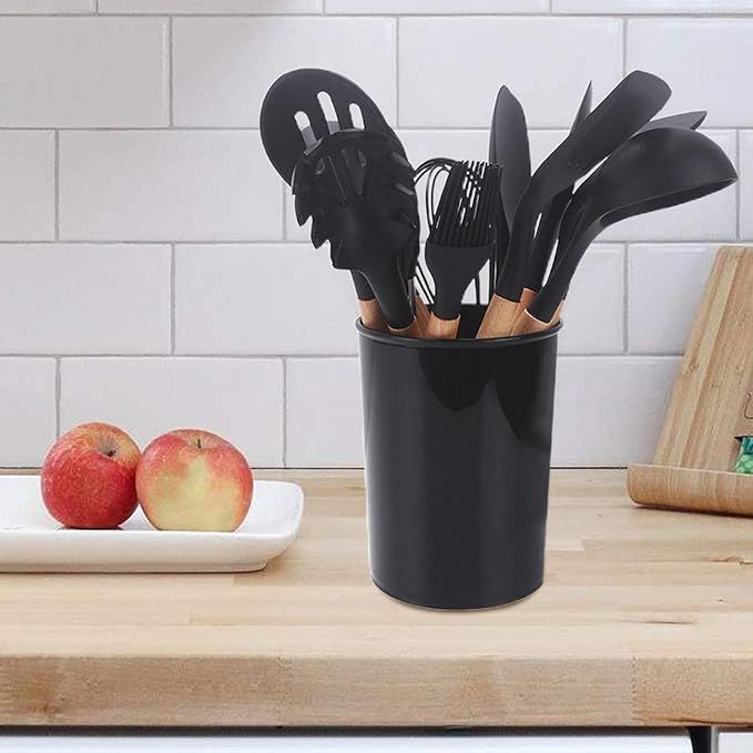 All twelve utensils laid out
