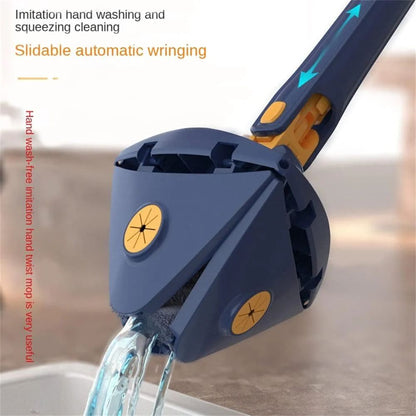 Mop cleaning windows and walls