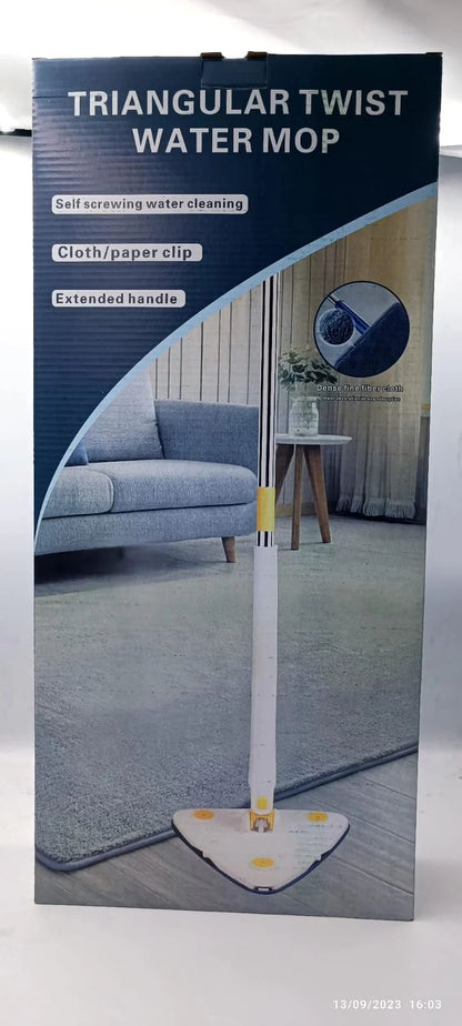 Rotating mop shown with dimensions