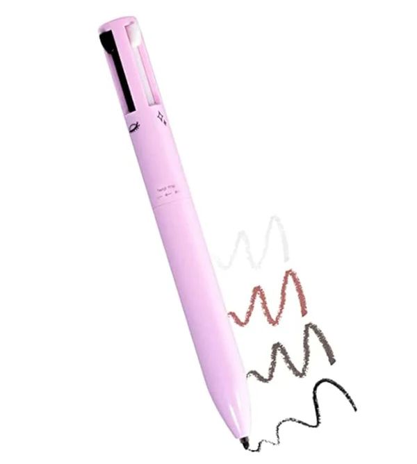 Retro pen styling of the makeup pencil