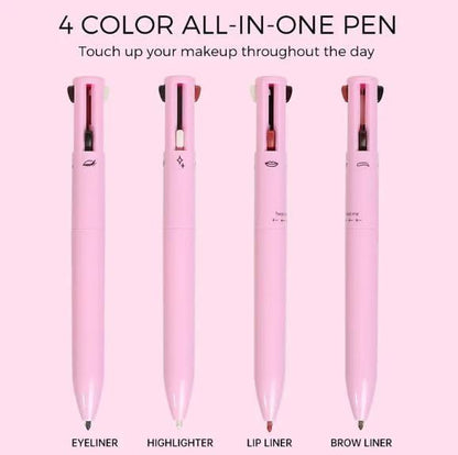 4-in-1 makeup pencil shown with dimensions
