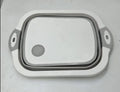 4-in-1 Foldable Kitchen Strainer Board — Chopping, Washing & Draining Basket