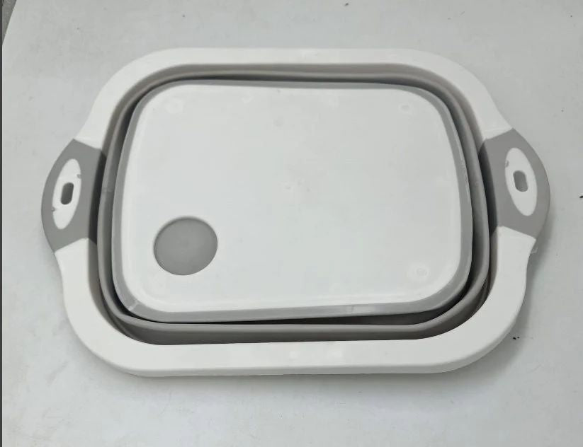 4-in-1 foldable kitchen strainer board