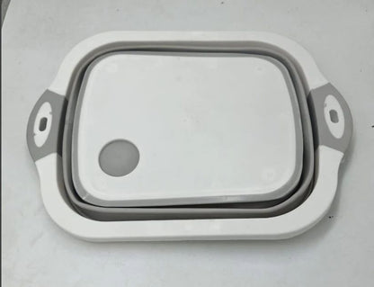 4-in-1 foldable kitchen strainer board
