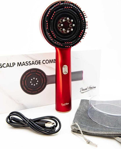 Type-C charging port on the scalp massage brush