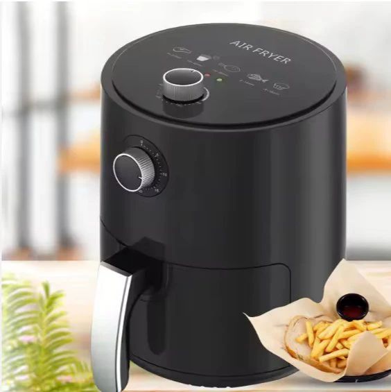 Compact air fryer on a small counter