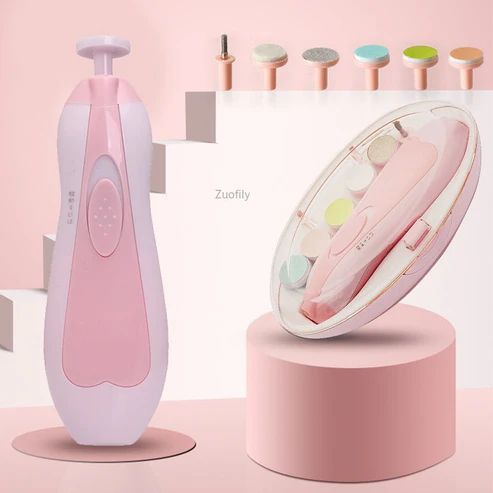 Quiet low vibration baby nail file