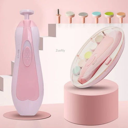 Quiet low vibration baby nail file
