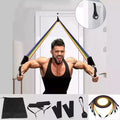 Resistance Bands Set — 5 Latex Bands with Handles, Straps & Door Anchor