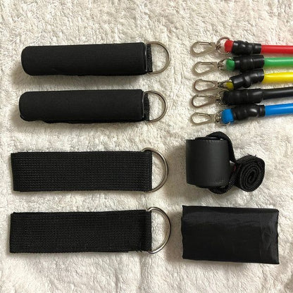 Resistance band exercises for arms and legs