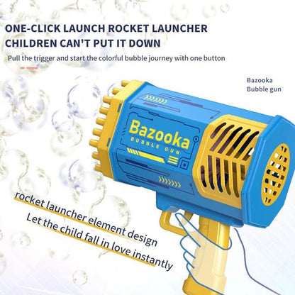 Rechargeable bubble gun being charged
