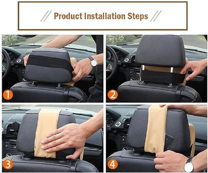 Cushion position adjusted on the headrest