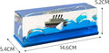 Unsinkable Cruise Ship Ornament — Floating Liquid Desk Decoration