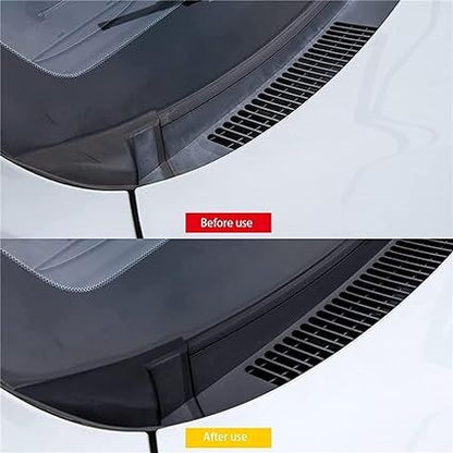 Glossy finish after applying crystal coating