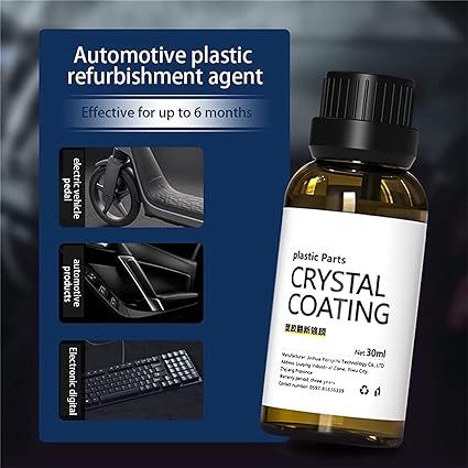 Car crystal coating polish bottle
