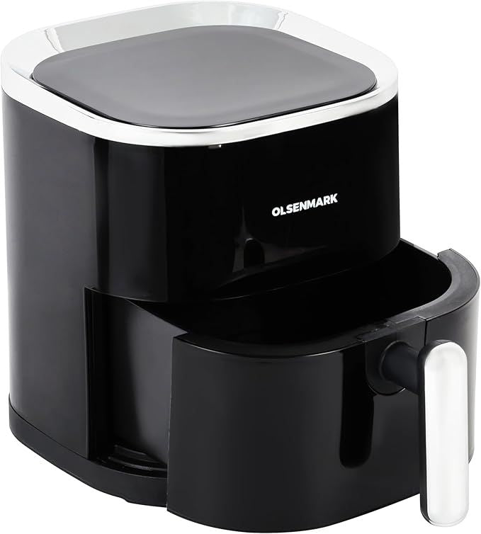 Digital touch display on the air fryer