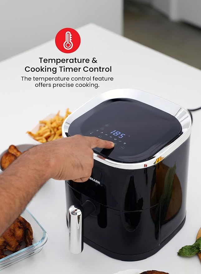 Air fryer heating quickly compared to an oven