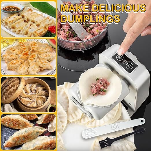 Electric dumpling maker machine