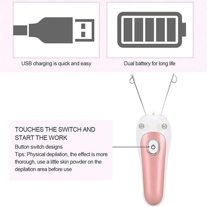 Precision threading on the upper lip area