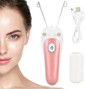 Electric Facial Threading Device — Hair Removal for Upper Lip, Chin & Cheeks