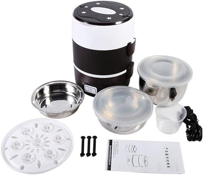 Electric lunch box with its power cord
