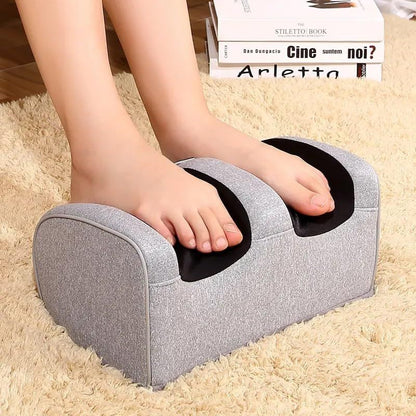 Foot massager shown with dimensions