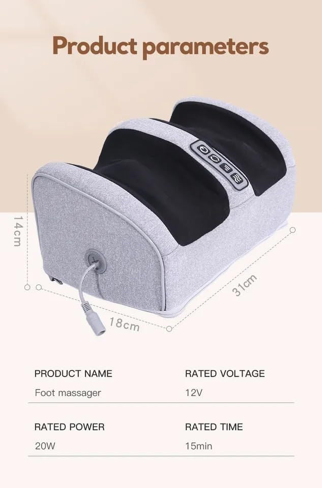 Side handles for carrying the foot massager
