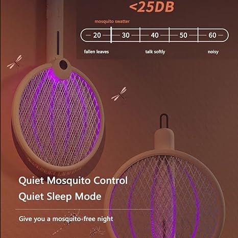USB charging indicator on the mosquito swatter