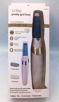 Electric Foot File — Rechargeable Callus Remover with 2 Rollers