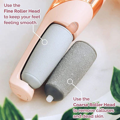 At-home pedicure with the electric foot file