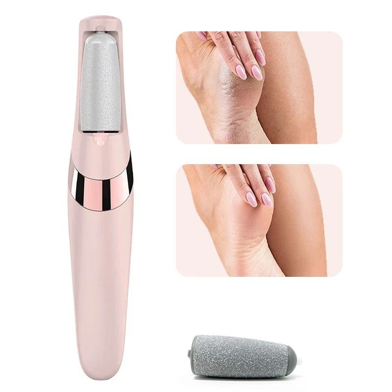 Electric foot file with charging cable