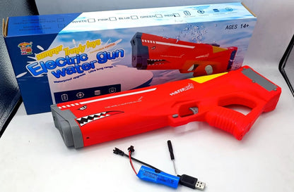 One button electric firing water gun