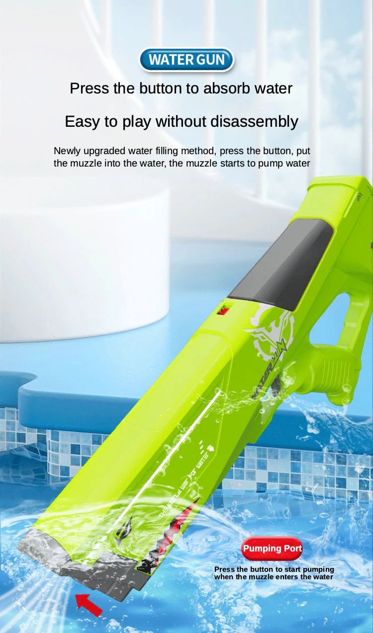 Fast water refill from a pool