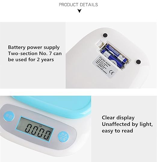 Multiple weight units on the digital display