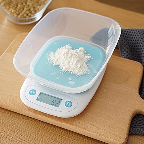 Tare function zeroing the bowl weight