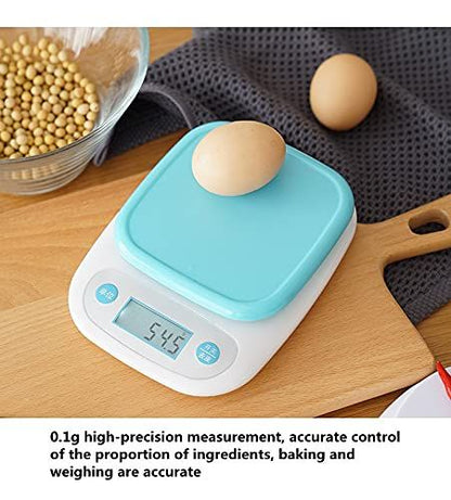 Slim kitchen scale stored flat