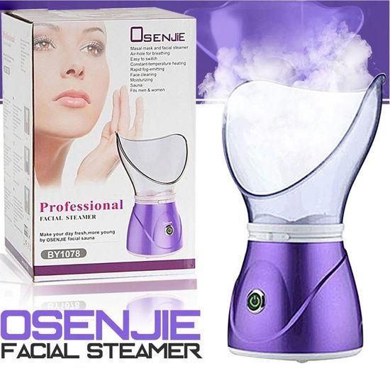 Facial steamer directed at the nose area