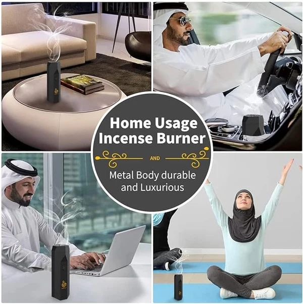 Bakhoor burner used in a living room