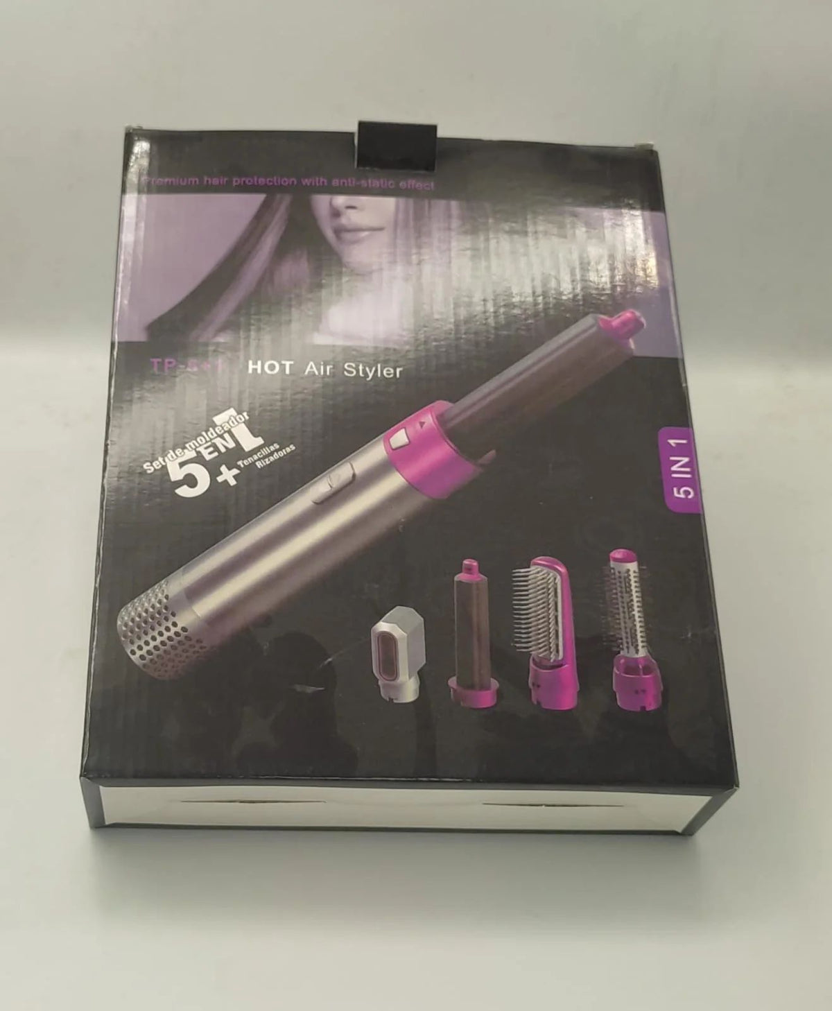 Nylon pin and tufted bristle brush heads
