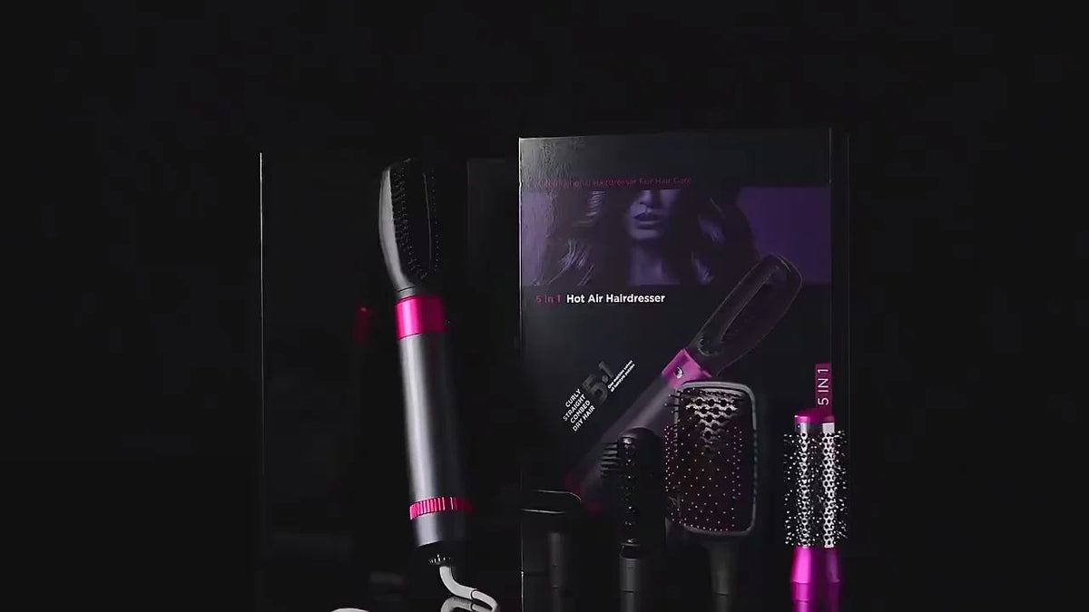 5-in-1 ceramic hot air styler set
