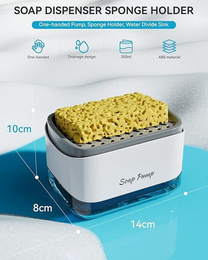 Pump dispensing a measured amount of soap
