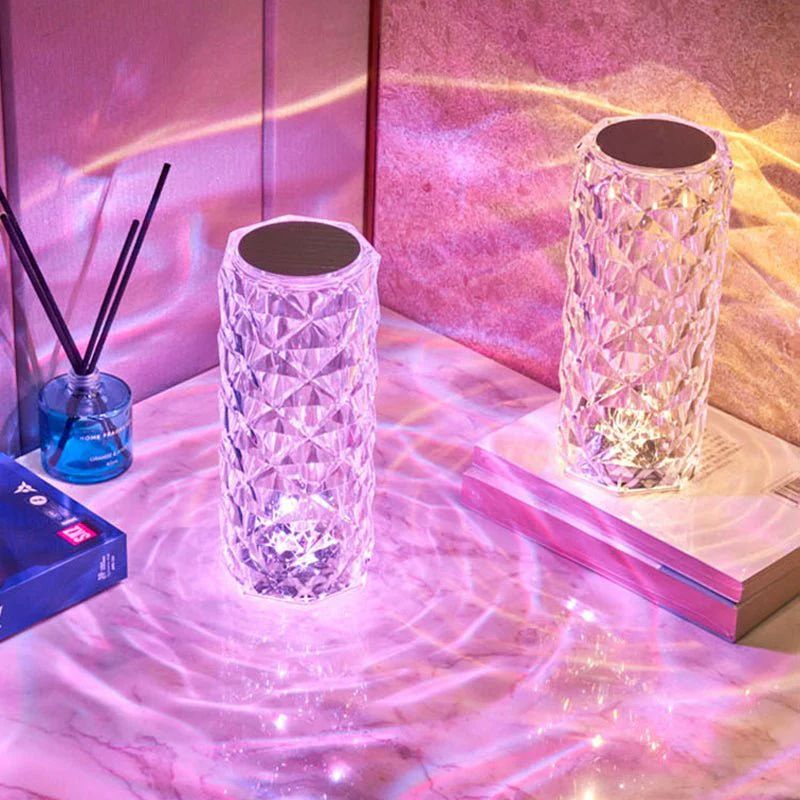 Low power crystal lamp glowing