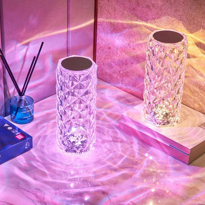 Low power crystal lamp glowing