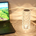 LED Crystal Table Lamp — Touch & Remote Control Diamond Night Light
