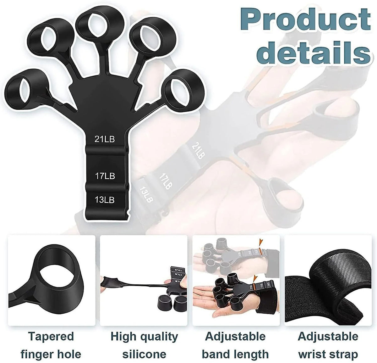 High grade silicone finger trainer