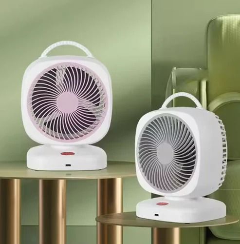 Adjustable tilting head on the circulator fan