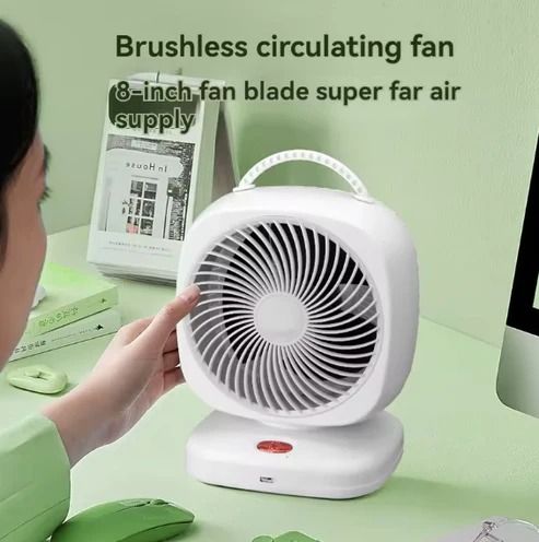 Quiet low power circulation fan
