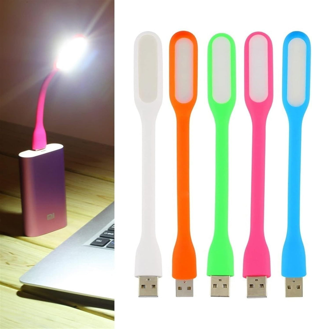 USB LED light used at a bedside table