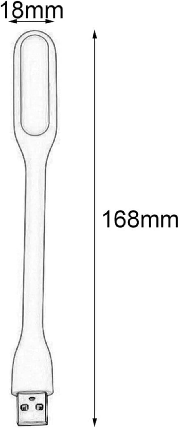 Flexible neck of the USB light holding position