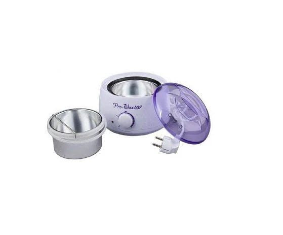 Mini wax warmer shown with dimensions